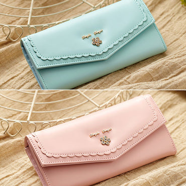 Dompet Panjang Wanita Tangle Tango Flower Lace - VERNYX