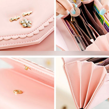 Dompet Panjang Wanita Tangle Tango Flower Lace - VERNYX