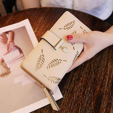 Dompet Panjang Wanita Vernyx Leaf Frame - VERNYX