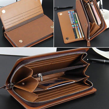 Dompet Panjang Pria Baellerry Brownish - VERNYX