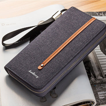Dompet Panjang Pria Baellerry Menly Denim - VERNYX