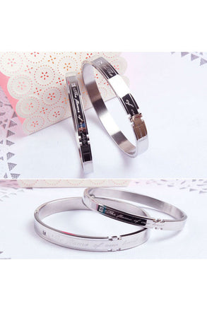 Perhiasan Gelang Couple Pasangan Stainless Vernyx Love Flame - VERNYX