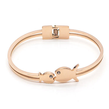Perhiasan Gelang Wanita Stainless Vernyx Couple Fish - VERNYX