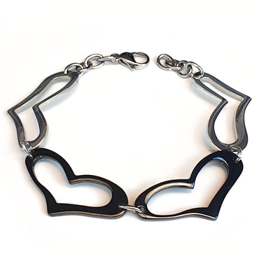 Perhiasan Gelang Stainless Wanita Vernyx Love Chain