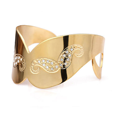 Perhiasan Gelang Stainless Wanita Vernyx Mustache