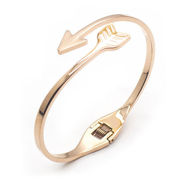 Perhiasan Gelang Wanita Stainless Vernyx Twist Arrow - VERNYX