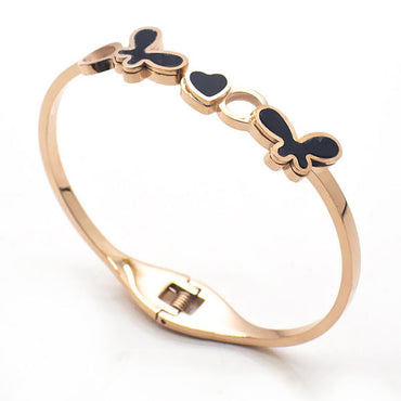 Perhiasan Gelang Wanita Stainless Vernyx Butterfly Lover - VERNYX