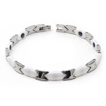 Perhiasan Gelang Ceramic Pria Wanita Bracelet Pearl Sheel - VERNYX