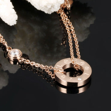 Perhiasan Gelang Kaki Stainless Wanita Vernyx Circlet - VERNYX