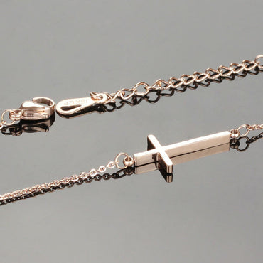 Perhiasan Gelang Kaki Stainless Wanita Vernyx Cross - VERNYX