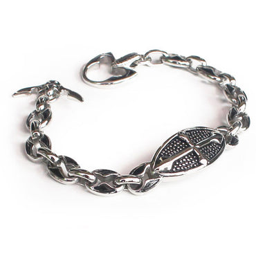 Perhiasan Gelang Gothic Stainless Pria Vernyx Templar - VERNYX