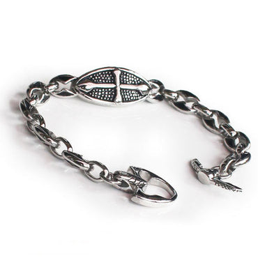 Perhiasan Gelang Gothic Stainless Pria Vernyx Templar - VERNYX