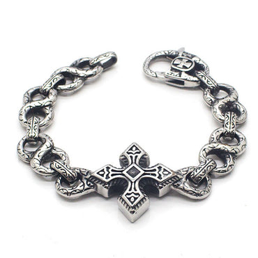 Perhiasan Gelang Gothic Pria Stainless Vernyx Stardust - VERNYX