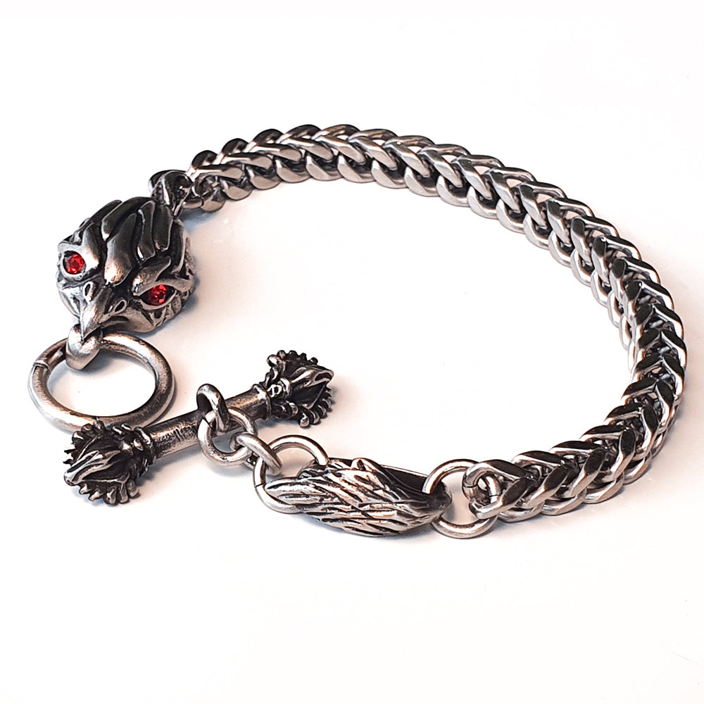 Perhiasan Gelang Stainless Pria Vernyx Griffin Chain