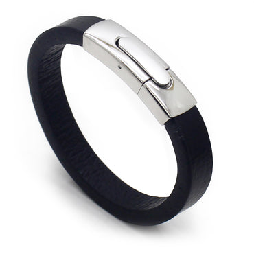 Perhiasan Gelang Leather Pria Vernyx Malefair - VERNYX