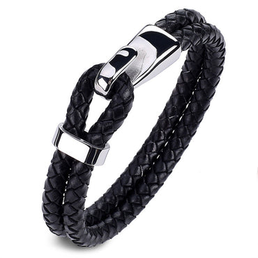 Perhiasan Gelang Kulit Pria Vernyx Butcher Hook - VERNYX