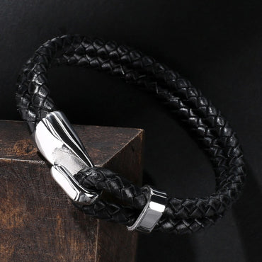 Perhiasan Gelang Kulit Pria Vernyx Butcher Hook - VERNYX