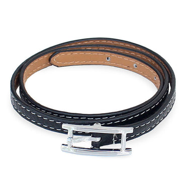 Perhiasan Gelang Kulit Wanita Vernyx List Line - VERNYX