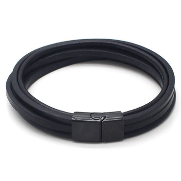 Perhiasan Gelang Leather Pria Vernyx Scatter Bliz - VERNYX