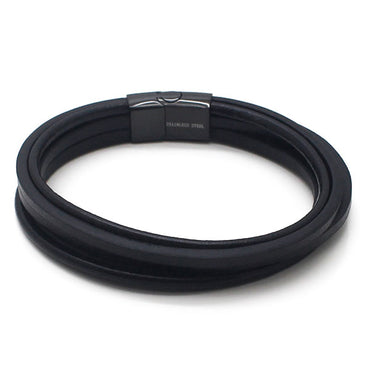 Perhiasan Gelang Leather Pria Vernyx Scatter Bliz - VERNYX