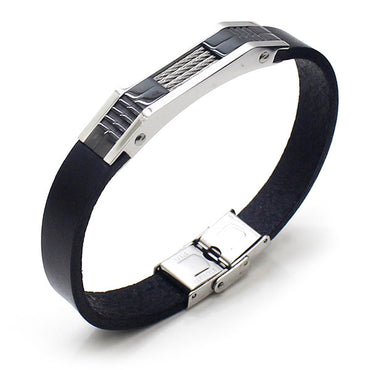 Perhiasan Gelang Leather Pria Vernyx Salferoz - VERNYX