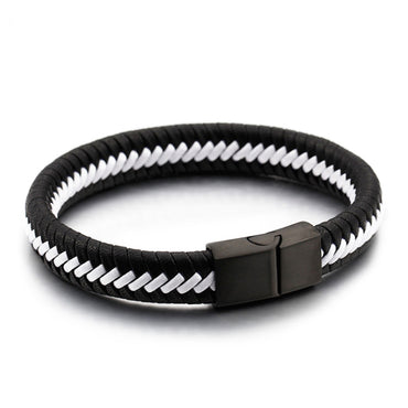 Perhiasan Gelang Leather Pria Vernyx Sportza - VERNYX