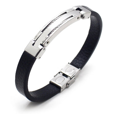 Perhiasan Gelang Kulit Pria Vernyx Sentinel Tides - VERNYX