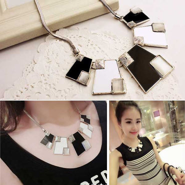 Aksesoris Kalung Wanita Vernyx Dual Maze - VERNYX