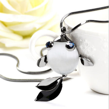 Aksesoris Kalung Wanita Vernyx Glam Fish - VERNYX