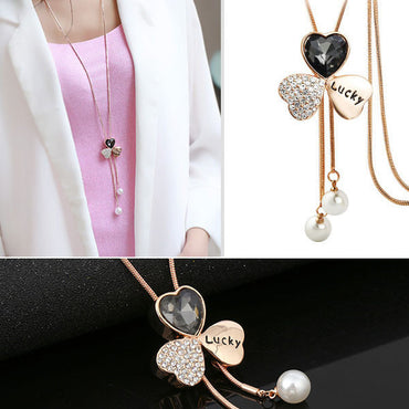 Aksesoris Kalung Wanita Vernyx Lucky Heart - VERNYX