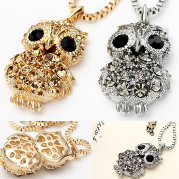 Aksesoris Kalung Wanita Vernyx Shield of Owl - VERNYX