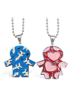 Perhiasan Kalung Couple Pasangan Stainless Vernyx Together - VERNYX