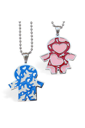 Perhiasan Kalung Couple Pasangan Stainless Vernyx Together - VERNYX