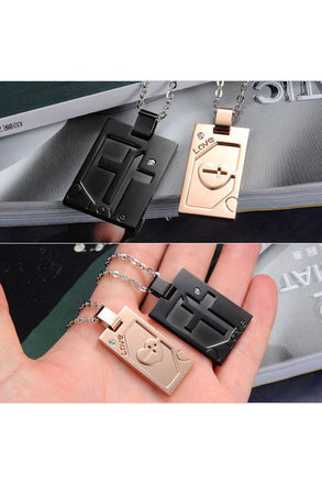 Perhiasan Kalung Couple Pasangan Stainless Vernyx Cross - VERNYX