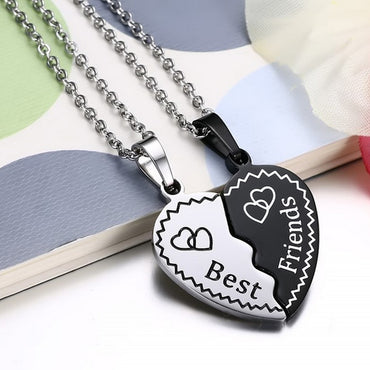 Perhiasan Kalung Couple Stainless Vernyx Best Friend - VERNYX