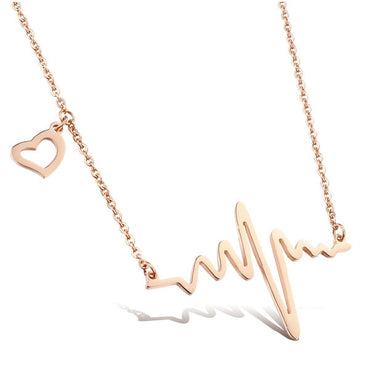 Perhiasan Kalung Wanita Vernyx Heart Beat - VERNYX