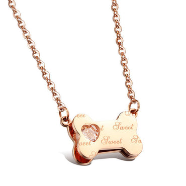 Perhiasan Kalung Wanita Vernyx Cute Bone - VERNYX