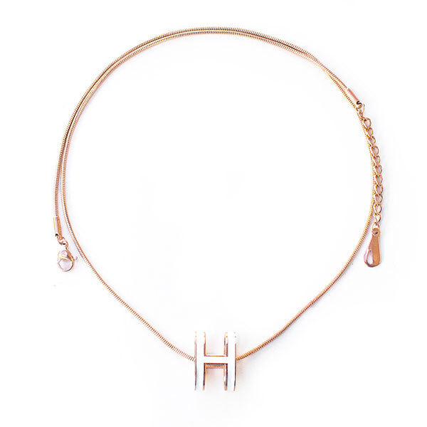 Perhiasan Kalung Wanita Stainless Vernyx Hermes - VERNYX