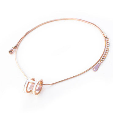 Perhiasan Kalung Wanita Stainless Vernyx Hermes - VERNYX