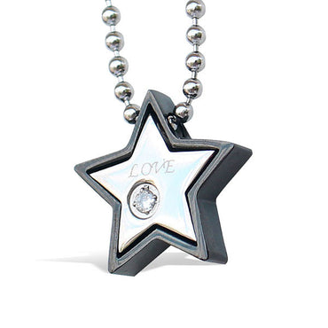 Perhiasan Kalung Stainless Wanita Vernyx Fancy Star - VERNYX