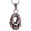 Perhiasan Kalung Gothic Stainless Pria Vernyx Dragon Pearl