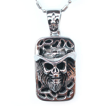 Perhiasan Kalung Gothic Stainless Pria Vernyx Fallen Cowboy - VERNYX