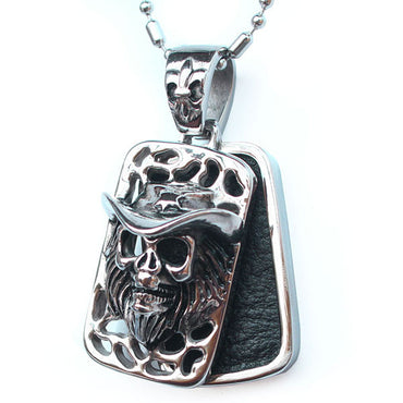 Perhiasan Kalung Gothic Stainless Pria Vernyx Fallen Cowboy - VERNYX