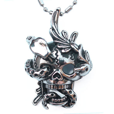 Perhiasan Kalung Gothic Stainless Pria Vernyx Pirates Curse - VERNYX