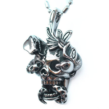 Perhiasan Kalung Gothic Stainless Pria Vernyx Pirates Curse - VERNYX