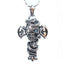 Perhiasan Kalung Salib Gothic Stainless Pria Vernyx Cross of Damned