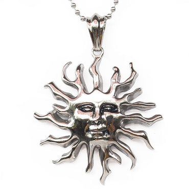 Perhiasan Kalung Gothic Pria Stainless Vernyx Sun Burn - VERNYX