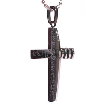 Perhiasan Kalung Salib Wanita / Pria Stainless Vernyx Complex Cross - VERNYX