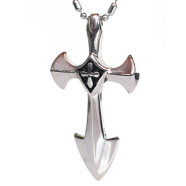 Perhiasan Kalung Salib Pria Stainless Vernyx Templar Cross - VERNYX