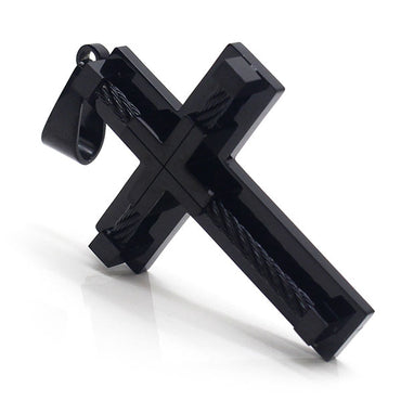 Perhiasan Kalung Salib Pria / Wanita Stainless Vernyx Majestic Cross - VERNYX